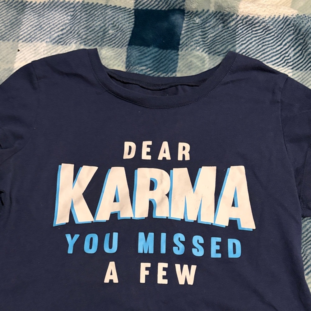Navy Blue Graphic tshirt